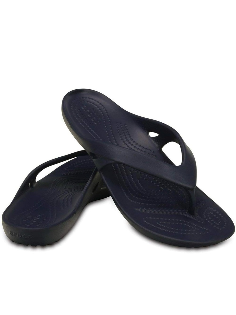 Crocs Iconic Kadee II flip flop women’s 8 black